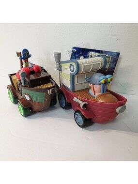 2 Spongebob Squarepants Movie Bikini Bottom Boaters Gary Mr. Krabs